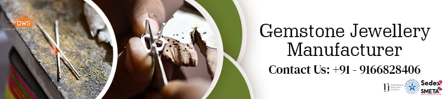 Gemstone jewellery manufacturer